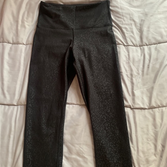 Black cheetah print leggings - Picture 3 of 4